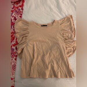 Zara Flare-Sleeve Top